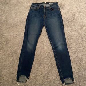 Size 26 7 for all Mankind ankle jeans